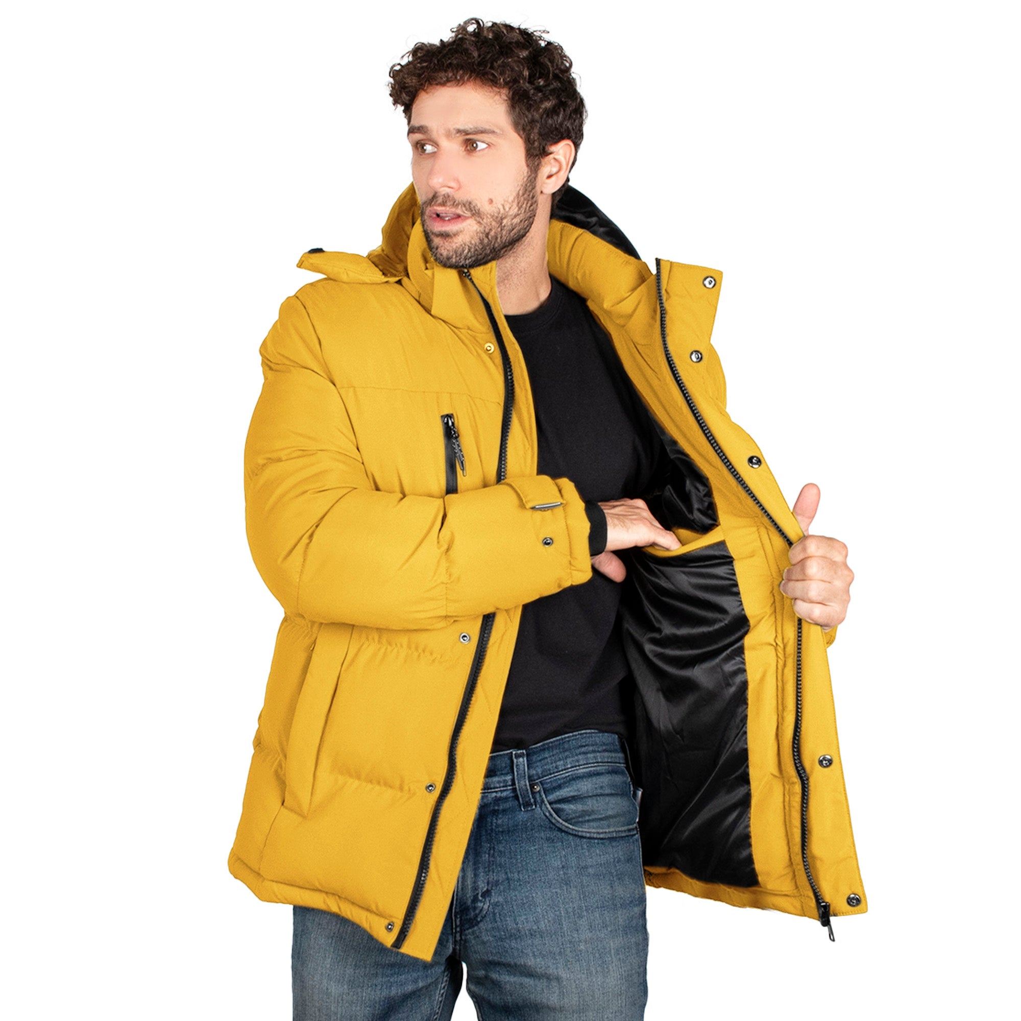 Chamarra Acolchada Hombre Premium