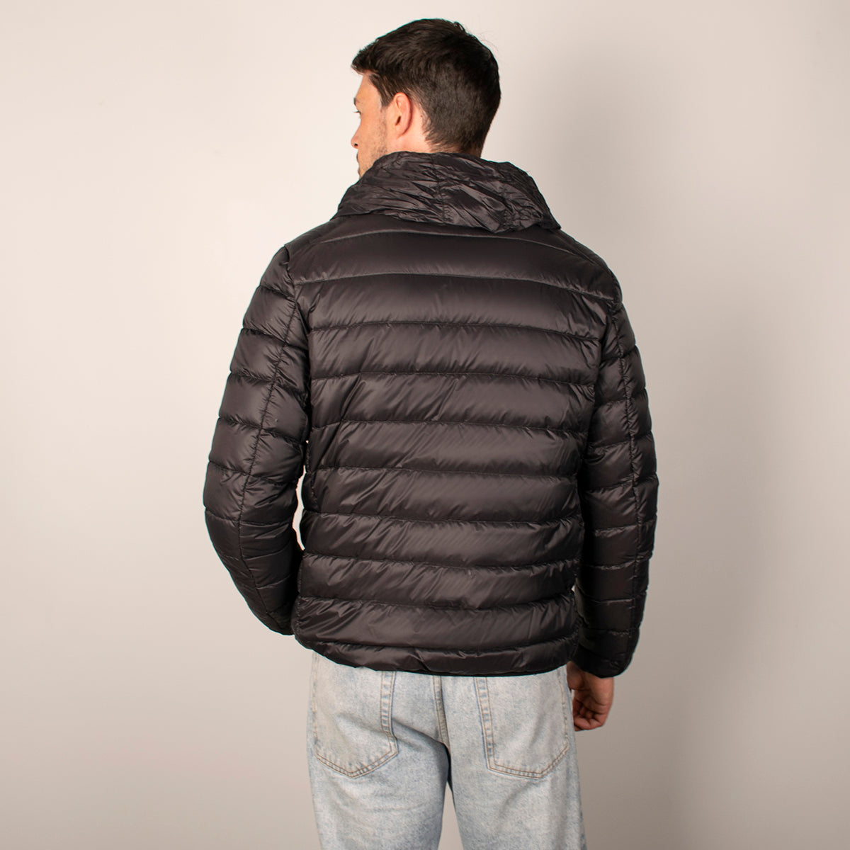 Chamarra  Para Hombre Packable Con Gorro