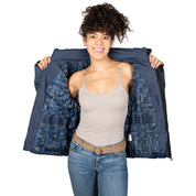 Chamarra Capitonada Gorro Ajustable Mujer