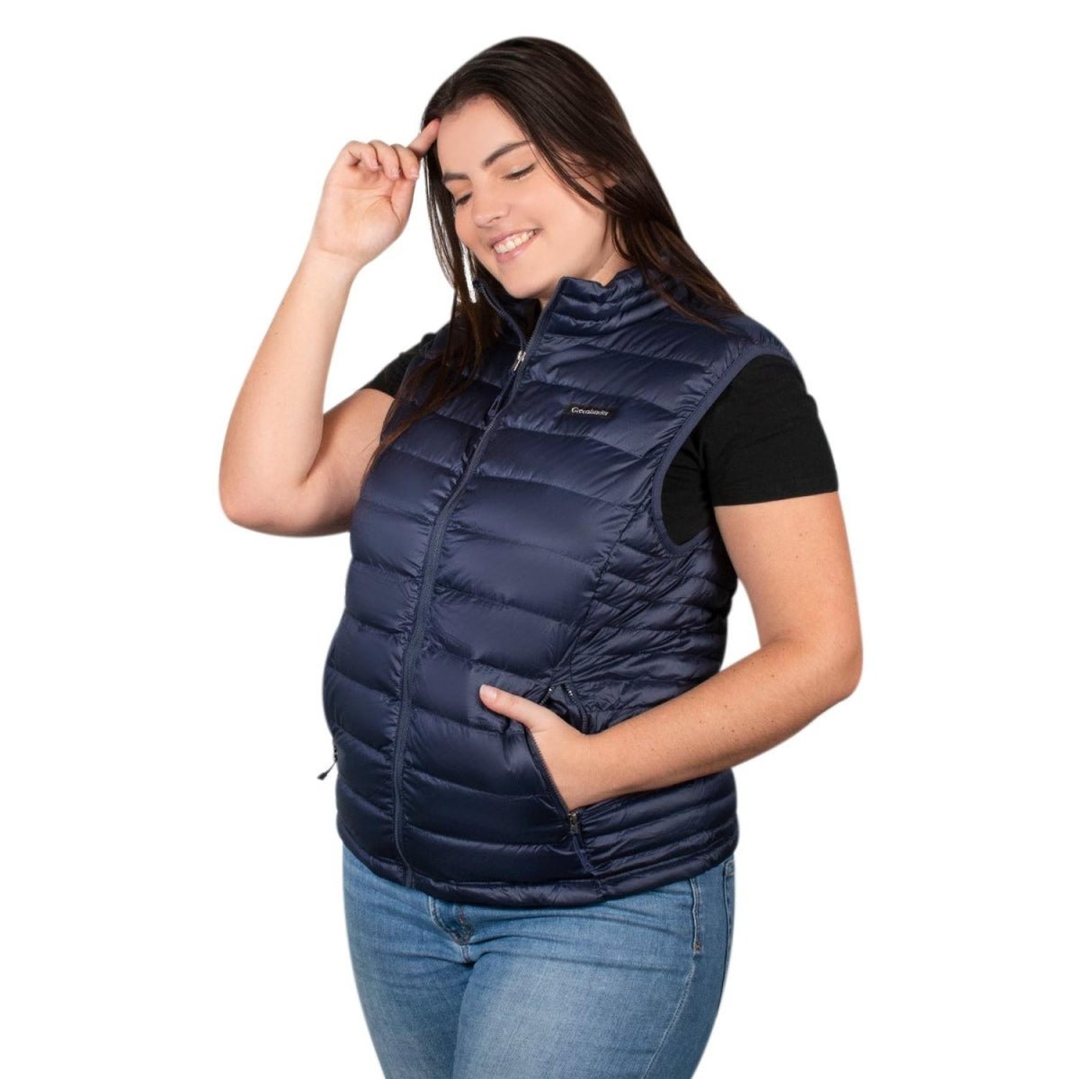 Chaleco All Time de Pluma Ligera Mujer Plus Size - Greenlander
