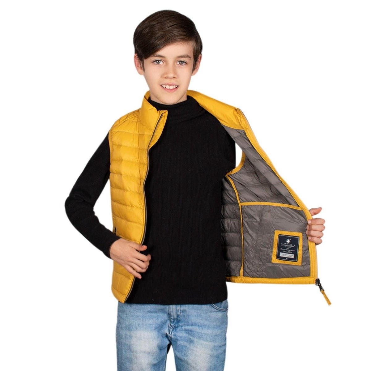 Chaleco Capitonado De Pluma Ligera Niño - Greenlander