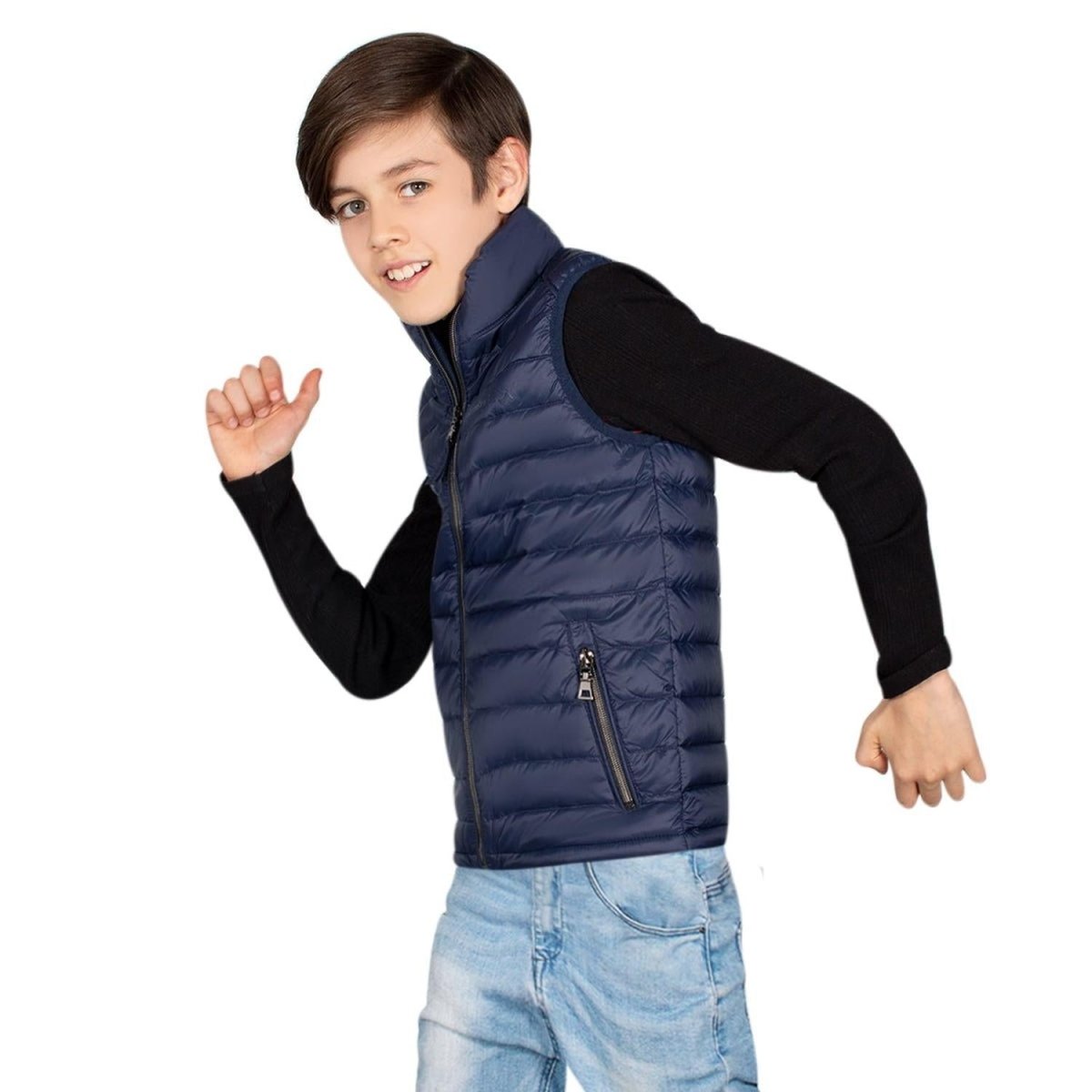 Chaleco Capitonado De Pluma Ligera Niño - Greenlander