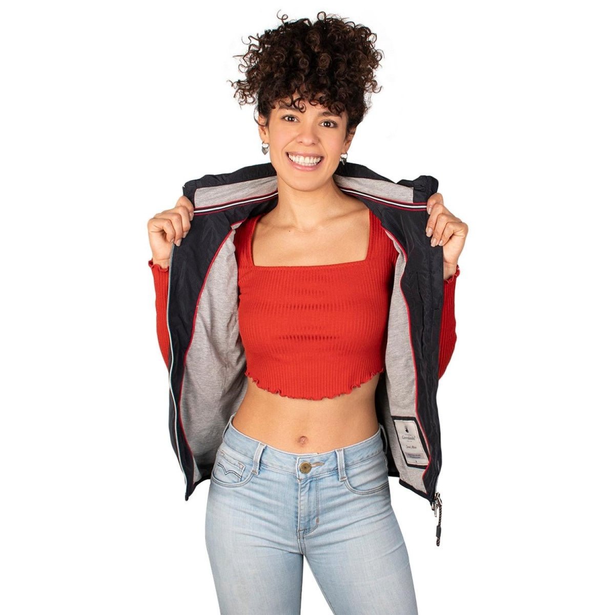 Chaleco Con Cierres En Bolsas Mujer - Greenlander