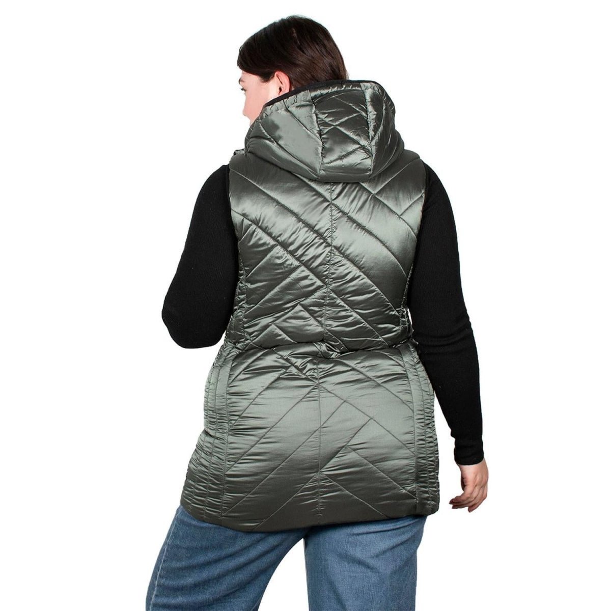 Chaleco Con Gorro Desmontable Mujer Plus Size - Greenlander