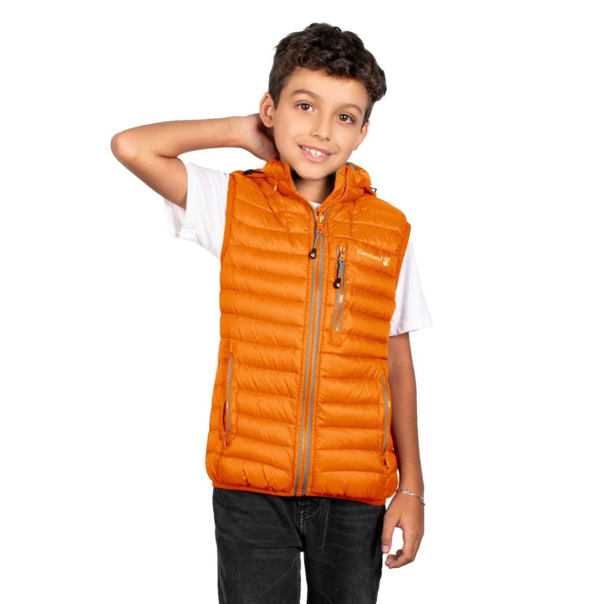 Chaleco Con Gorro Niño - Greenlander