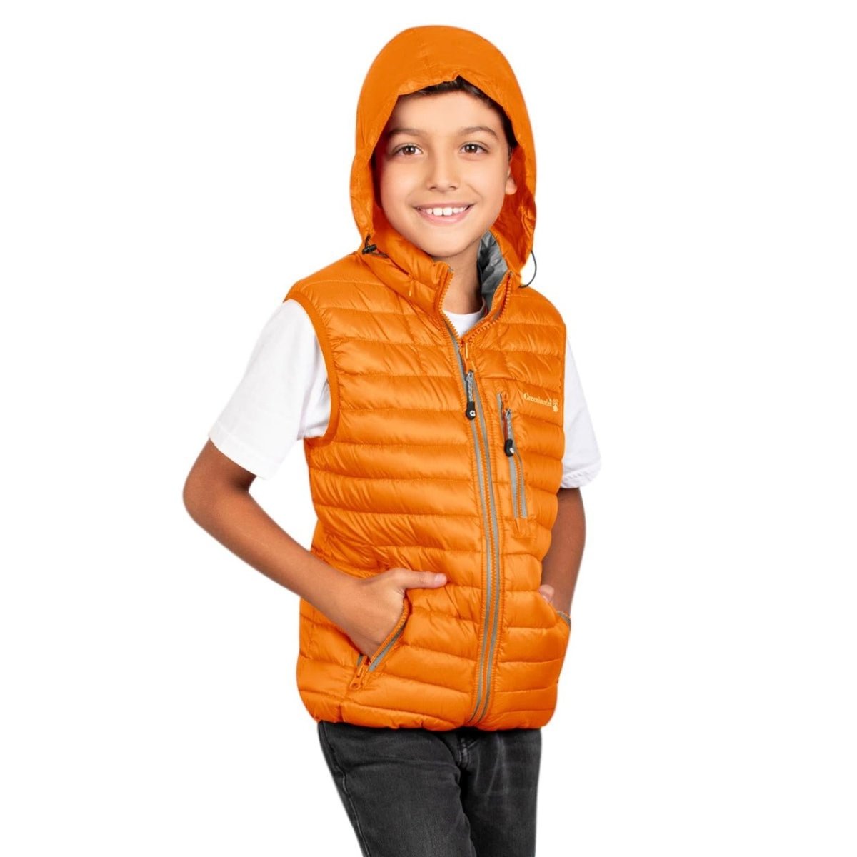 Chaleco Con Gorro Niño - Greenlander