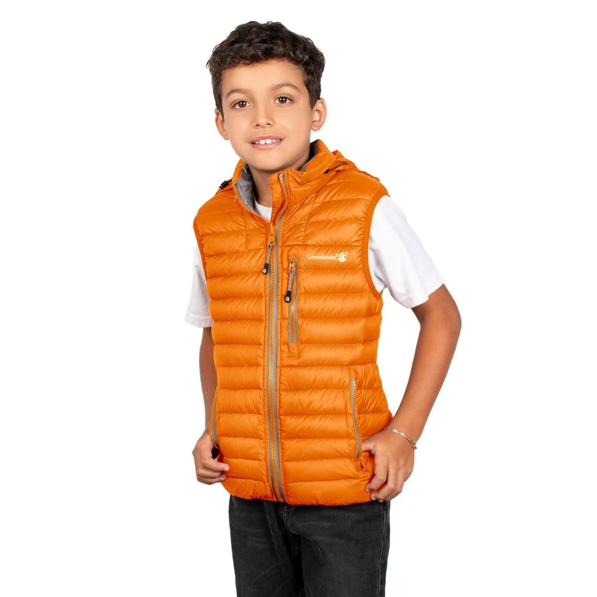 Chaleco Con Gorro Niño - Greenlander