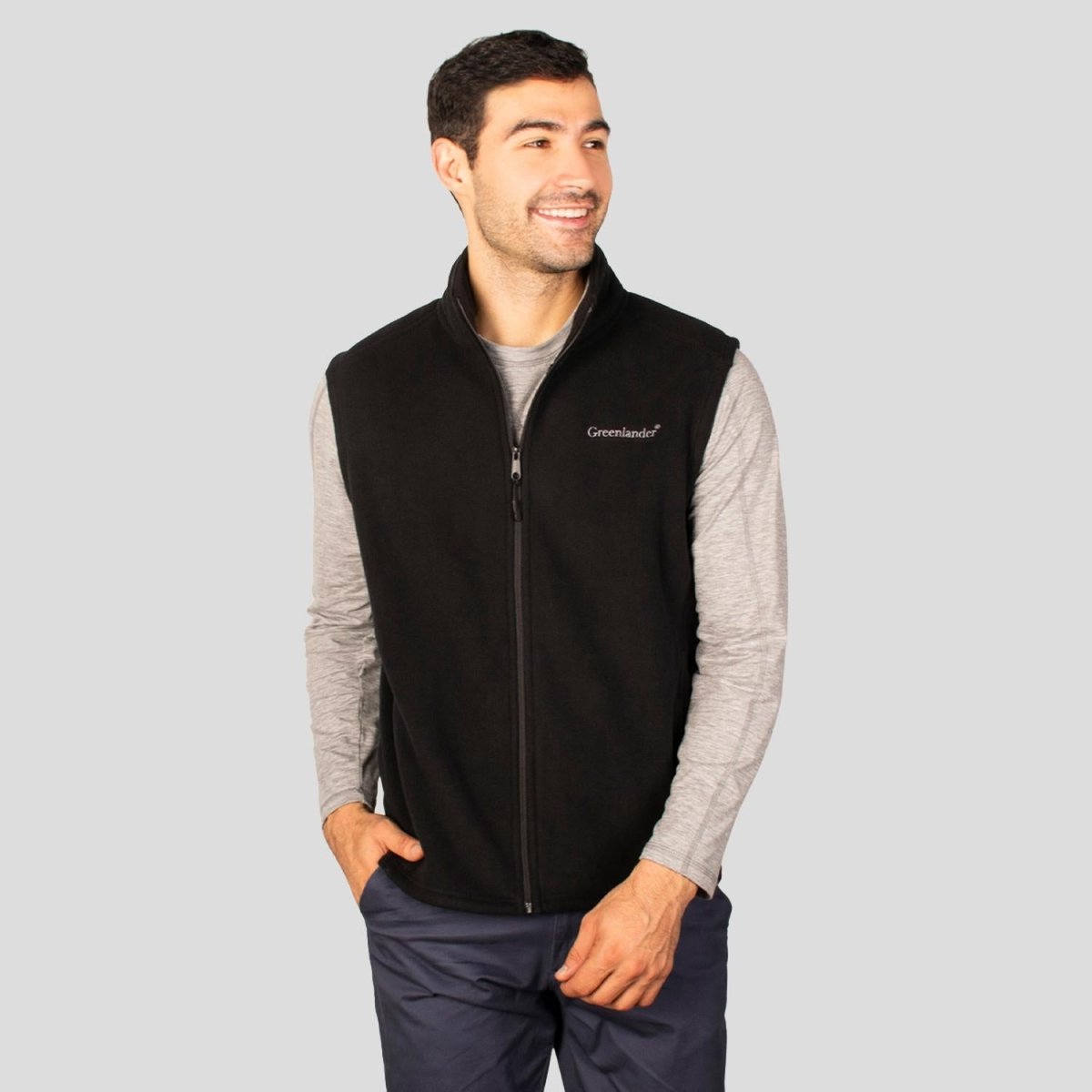 Chaleco de fleece para hombre con forro de fur Greenlander - Greenlander