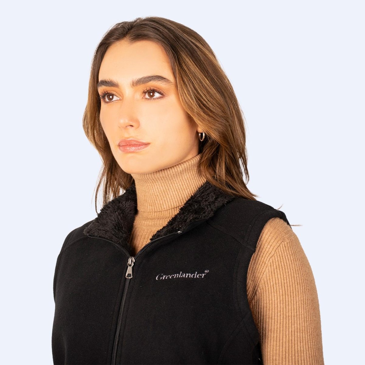 Chaleco de fleece para mujer con forro de fur Greenlander - Greenlander