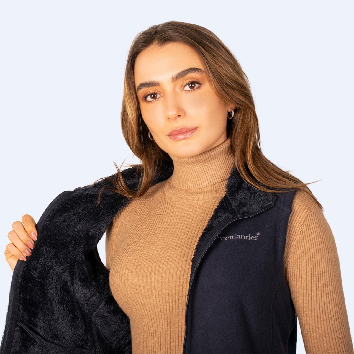 Chaleco de fleece para mujer con forro de fur Greenlander - Greenlander