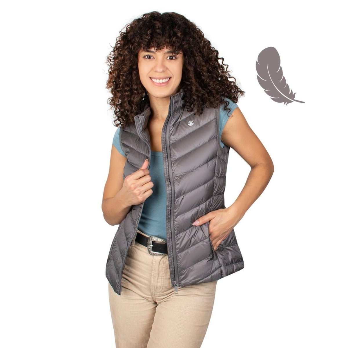 Chaleco De Pluma Ligera Lifestyle Mujer - Greenlander
