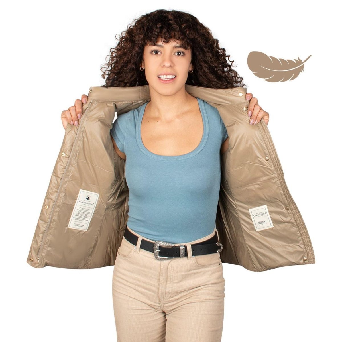 Chaleco De Pluma Ligera Lifestyle Mujer - Greenlander