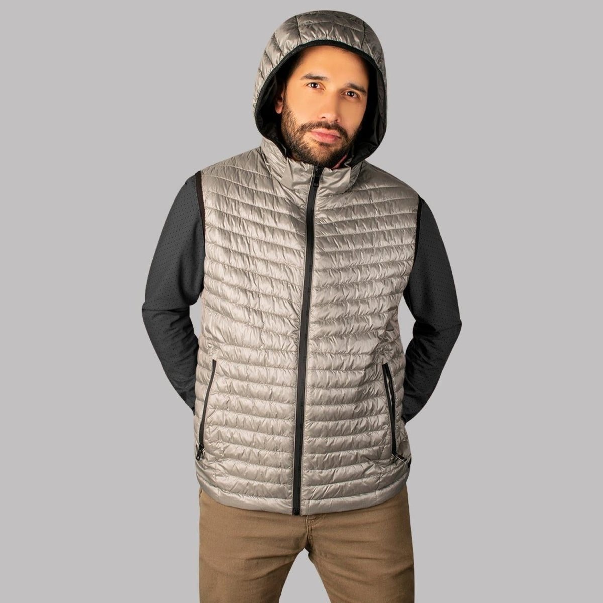 Chaleco Doble Vista con Gorro Desmontable Para Hombre Greenlander - Greenlander