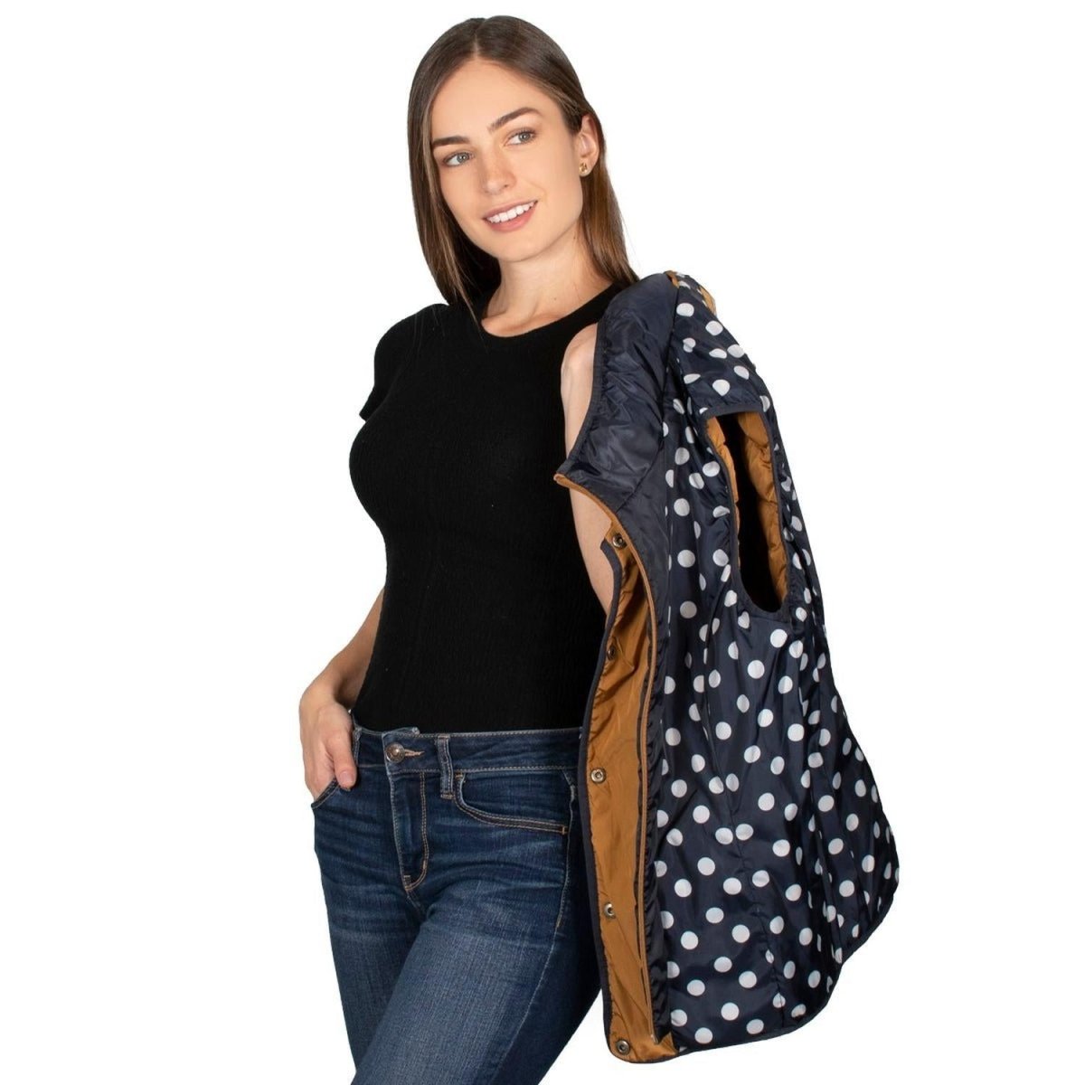 Chaleco Forro Estampado Mujer Premium - Greenlander