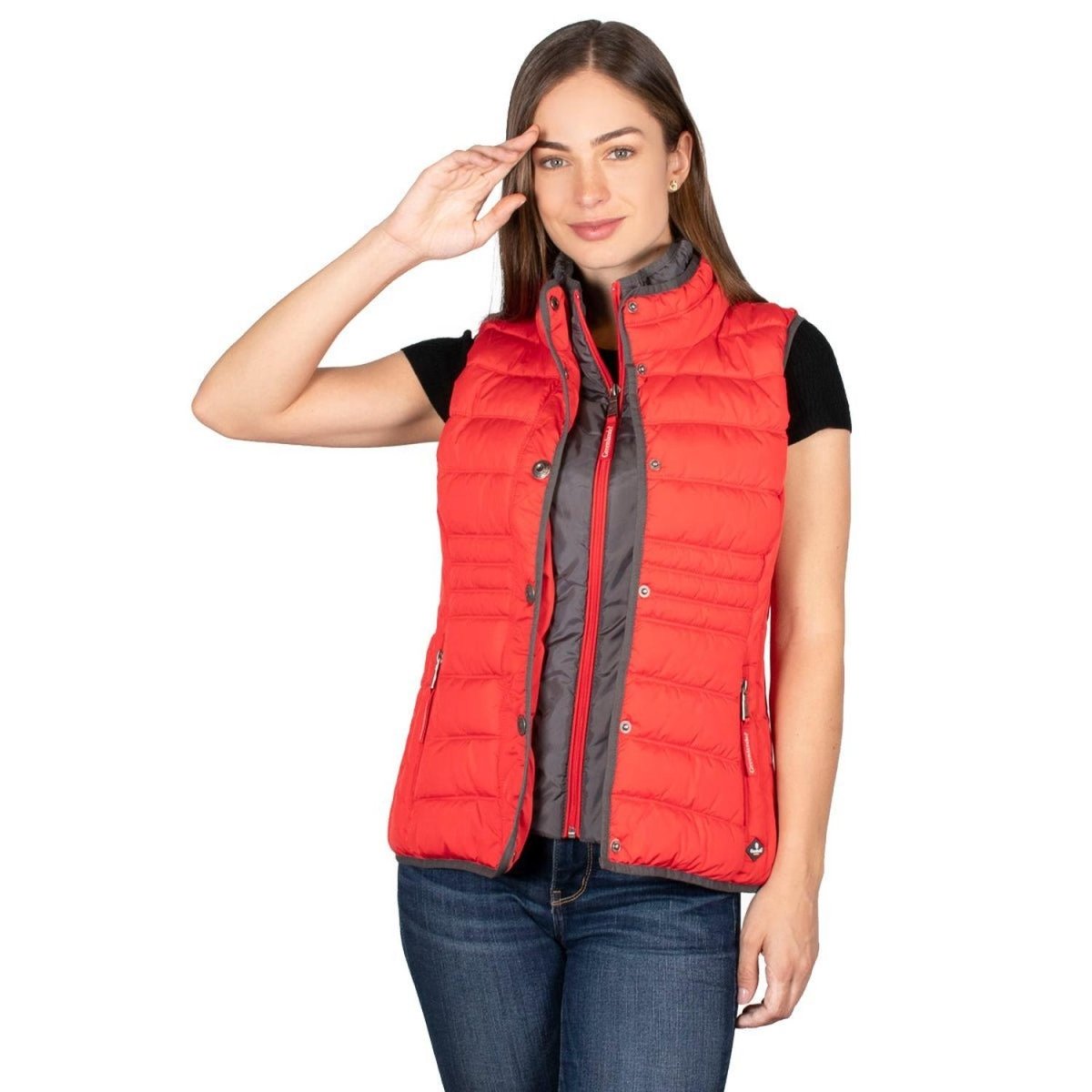 Chaleco Forro Estampado Mujer Premium - Greenlander