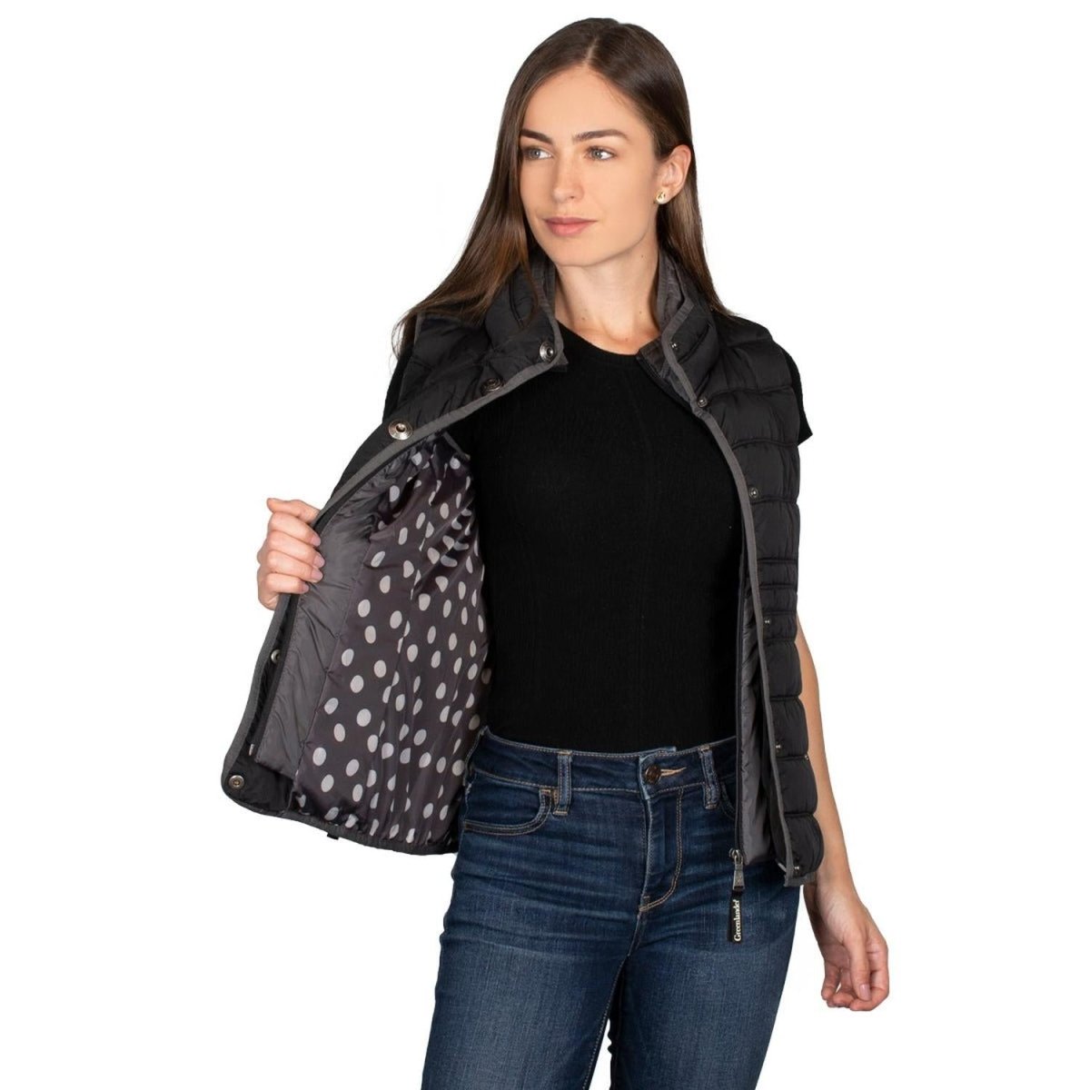 Chaleco Forro Estampado Mujer Premium - Greenlander