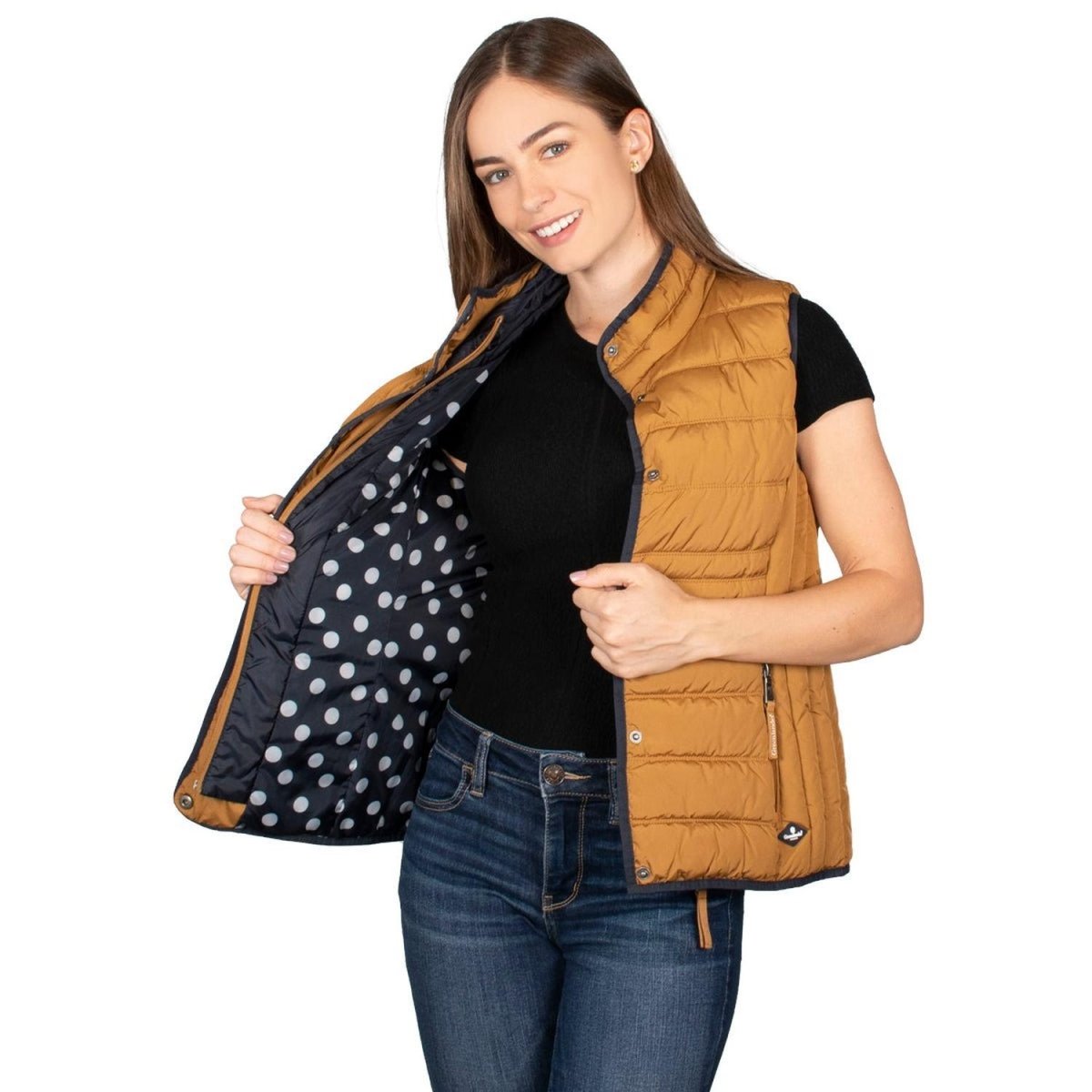 Chaleco Forro Estampado Mujer Premium - Greenlander