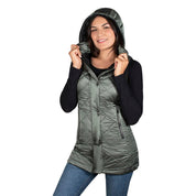 Chaleco Largo Classic Con Gorro Desmontable Mujer - Greenlander