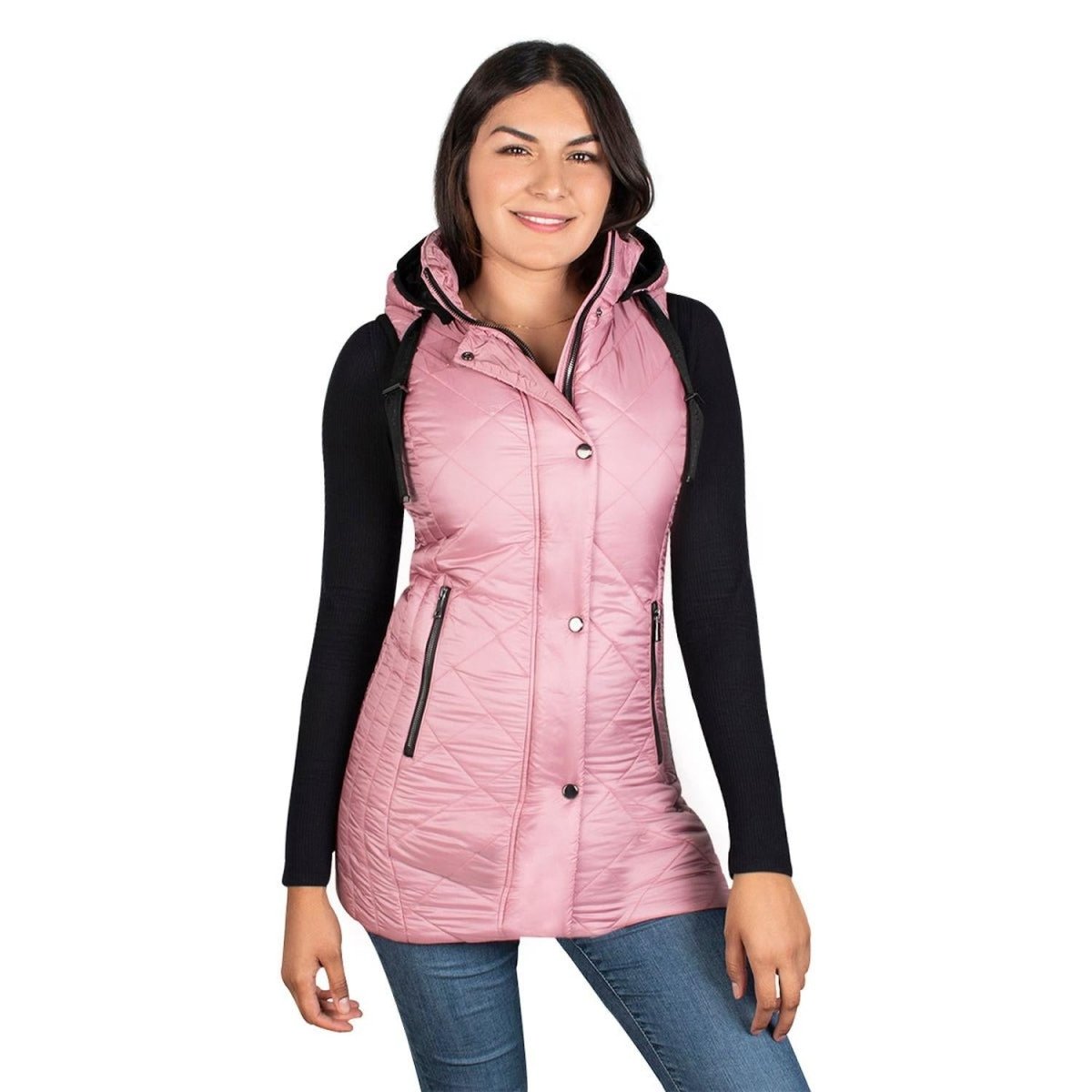 Chaleco Largo Classic Con Gorro Desmontable Mujer - Greenlander