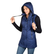 Chaleco Largo Classic Con Gorro Desmontable Mujer - Greenlander