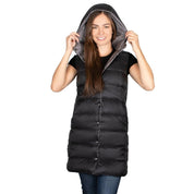 Chaleco Largo Relleno de Pluma Ligera Mujer - Greenlander