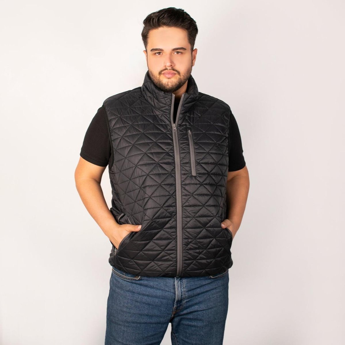 Chaleco Packabe Capitonado Ligero Plus Size Greenlander Hombre - Greenlander