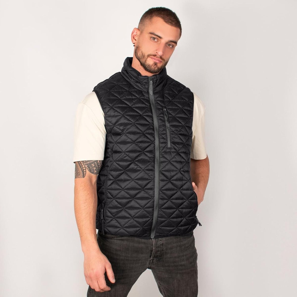 Chaleco Greenlander Chaleco Con Cierre Hombre Chaleco Packable