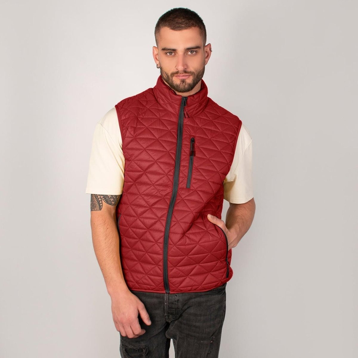 Chaleco Packable Capitonado Ligero Greenlander Hombre - Greenlander