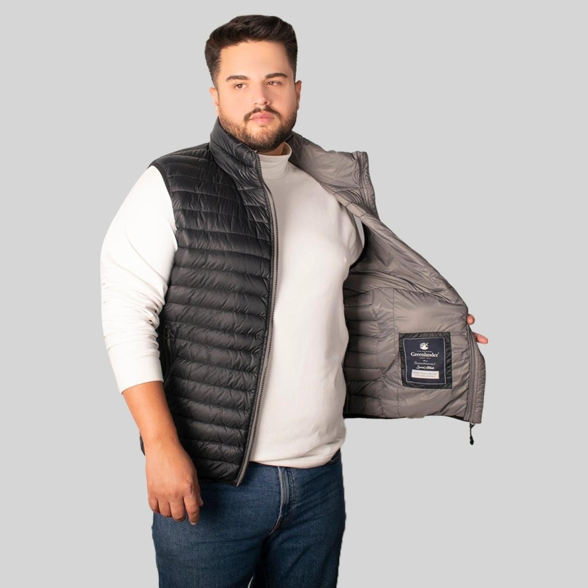 Chaleco Para Hombre Tallas Extras Greenlander - Greenlander
