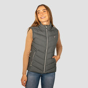 Chaleco Para Mujer Acolchonado Cuello Alto Con Cierre - Greenlander
