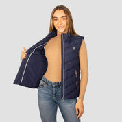 Chaleco Para Mujer Acolchonado Cuello Alto Con Cierre - Greenlander