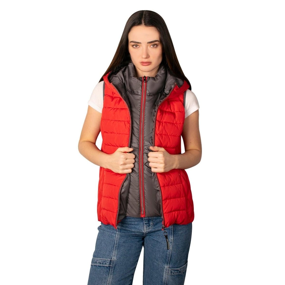 Chaleco Para Mujer Capitonado Con Gorro Greenlander - Greenlander