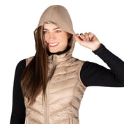 Chaleco Pluma Ligera con Gorro Mujer - Greenlander