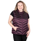 Chaleco Pluma Ligera con Gorro Mujer Plus Size - Greenlander