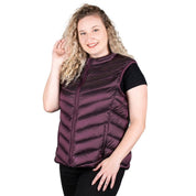 Chaleco Pluma Ligera con Gorro Mujer Plus Size - Greenlander