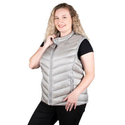 Chaleco Pluma Ligera con Gorro Mujer Plus Size - Greenlander