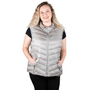 Chaleco Pluma Ligera con Gorro Mujer Plus Size - Greenlander