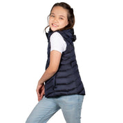 Chaleco Pluma Ligera Con Gorro Niña - Greenlander