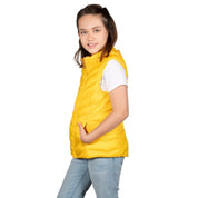 Chaleco Pluma Ligera Con Gorro Niña - Greenlander