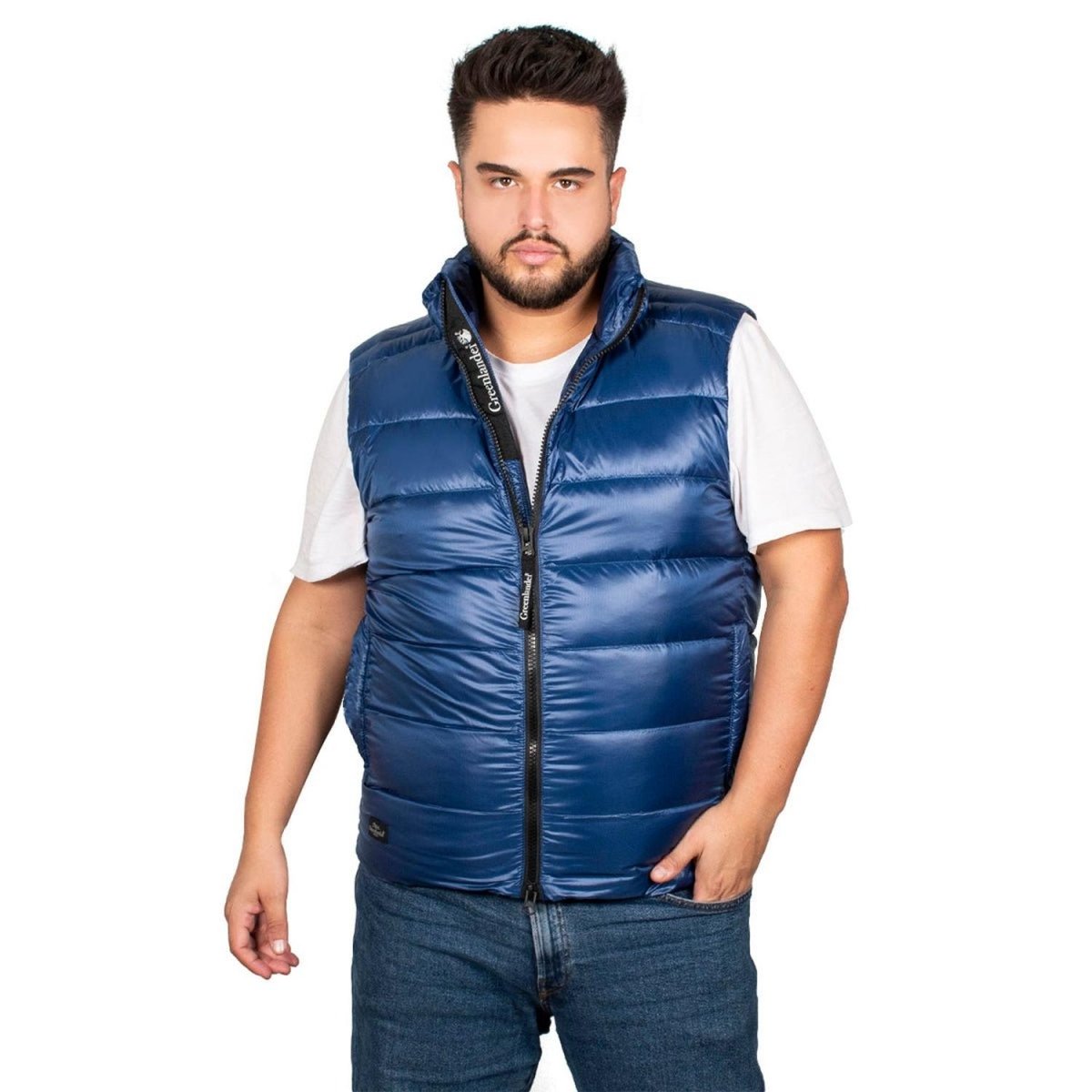 Chaleco Pluma Ligera Hombre Plus Size - Greenlander