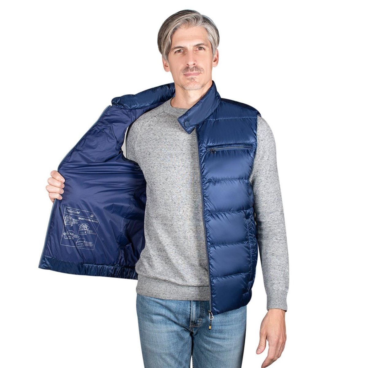 Chaleco Relleno De Pluma Hombre - Greenlander