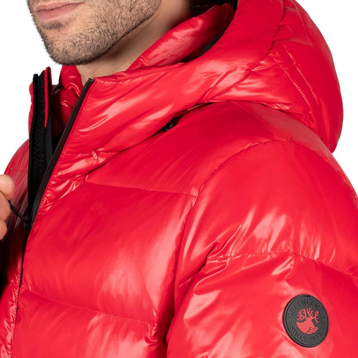 Chamarra Acolchada De Pluma Hombre Premium - Greenlander