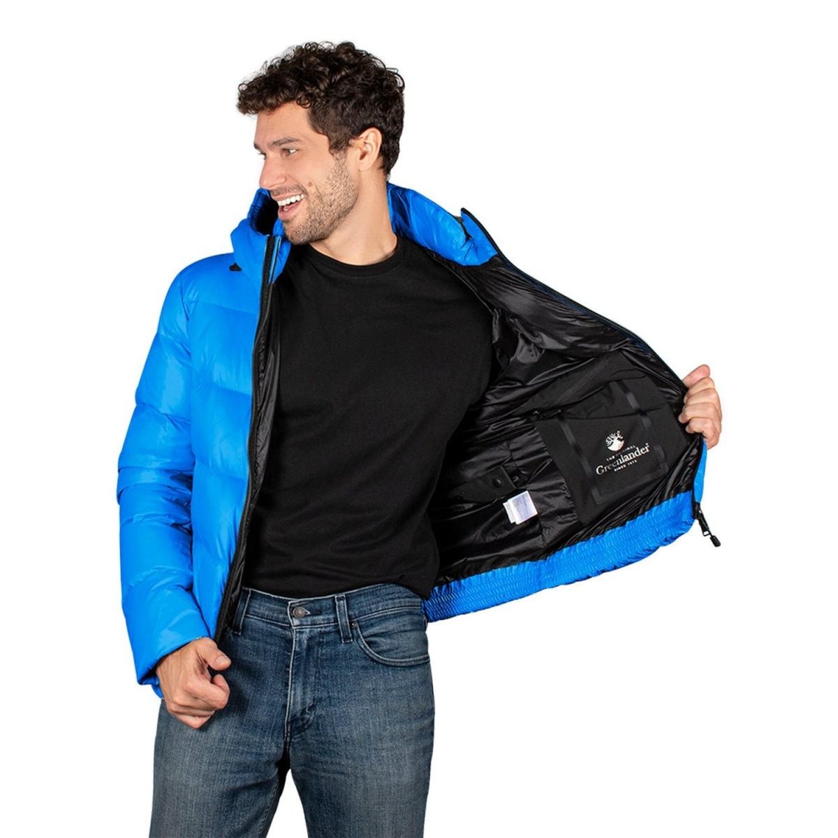 Chamarra Acolchada De Pluma Hombre Premium - Greenlander