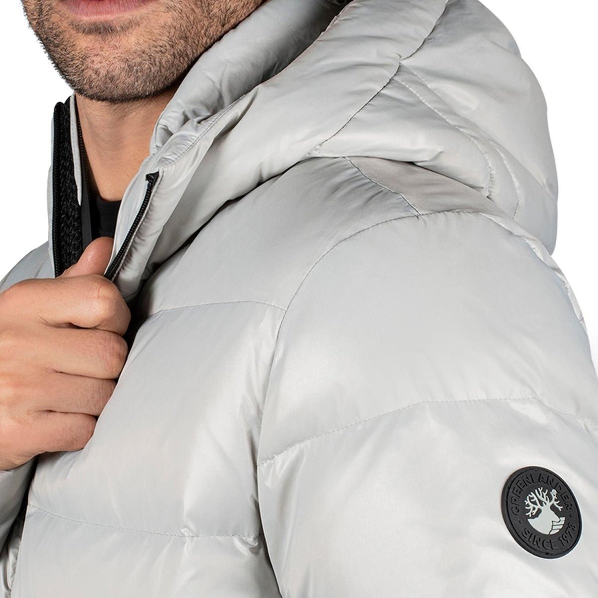 Chamarra Acolchada De Pluma Hombre Premium - Greenlander