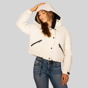 Chamarra Acolchonada Para Mujer Con Capucha Fija - Greenlander