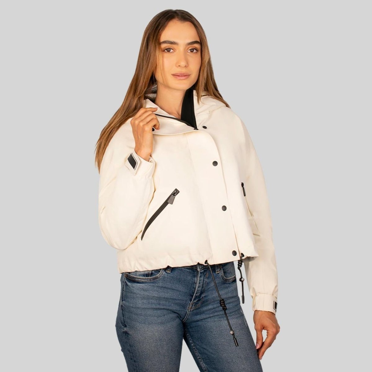 Chamarra Acolchonada Para Mujer Con Capucha Fija - Greenlander