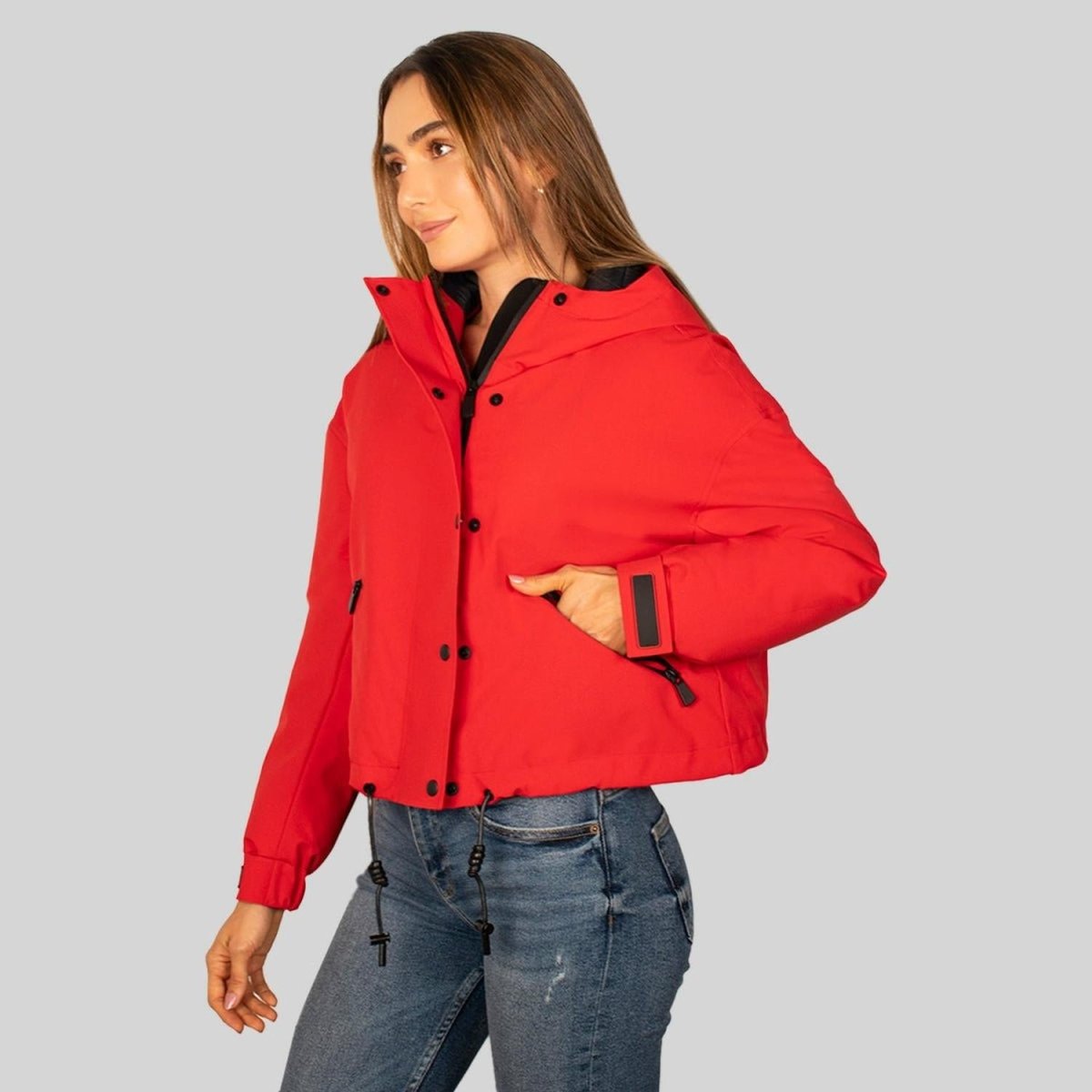 Chamarra Acolchonada Para Mujer Con Capucha Fija - Greenlander