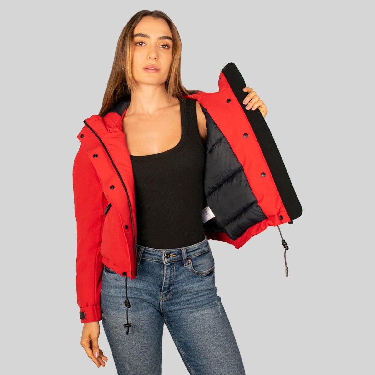 Chamarra Acolchonada Para Mujer Con Capucha Fija - Greenlander