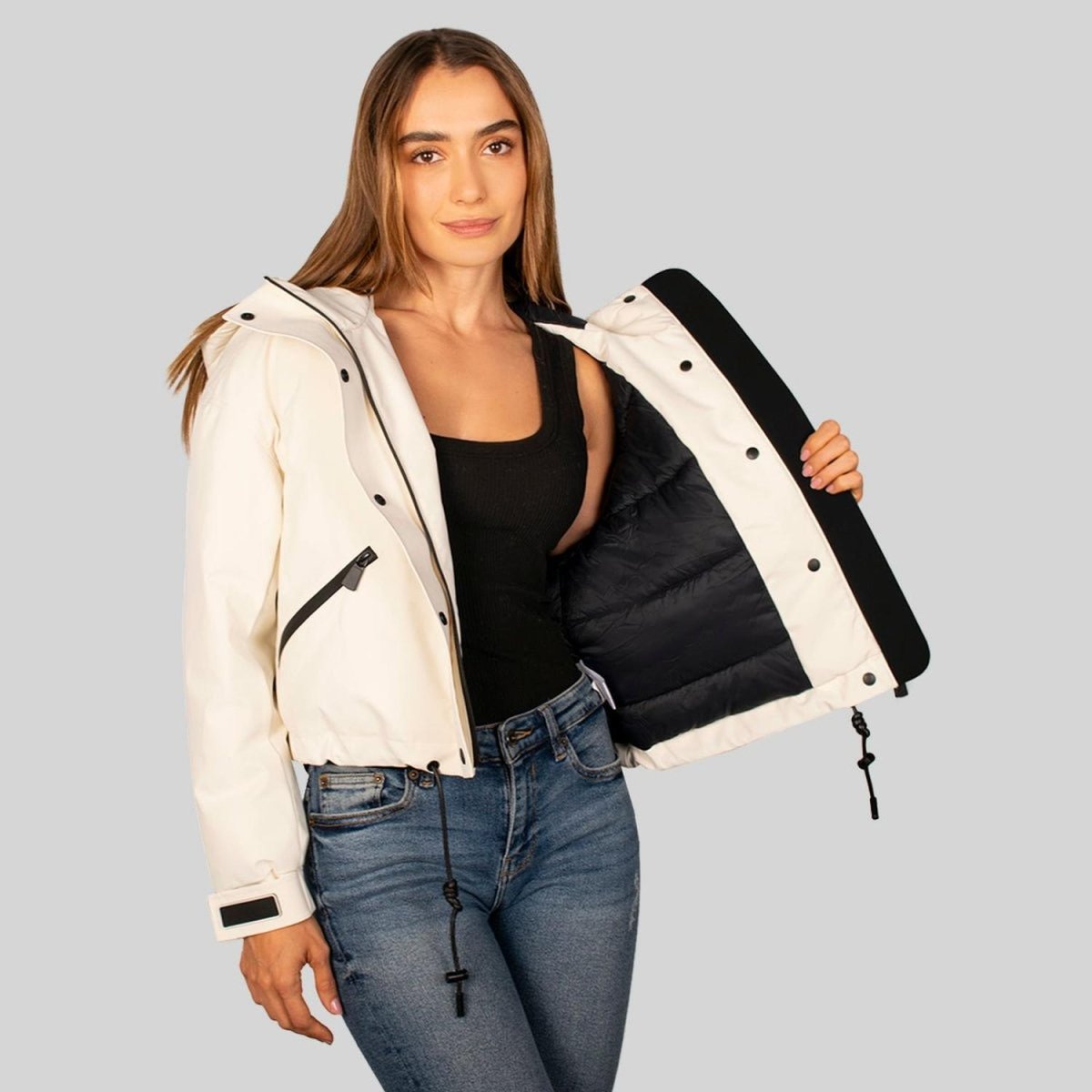 Chamarra Acolchonada Para Mujer Con Capucha Fija - Greenlander