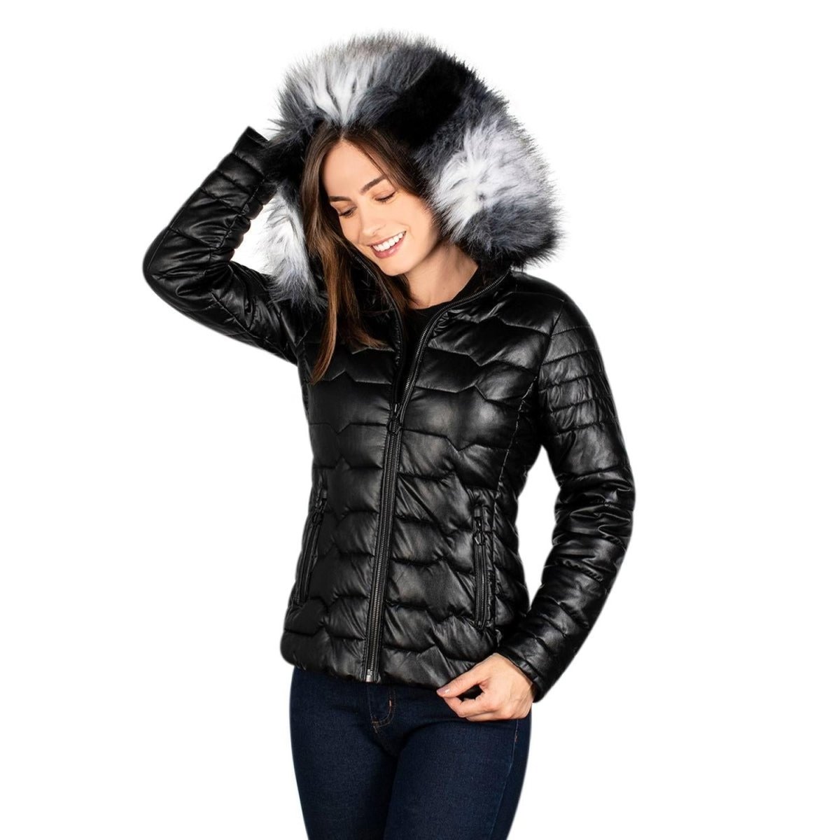 Chamarra Adventure Gorro En Fur Desmontable Mujer - Greenlander